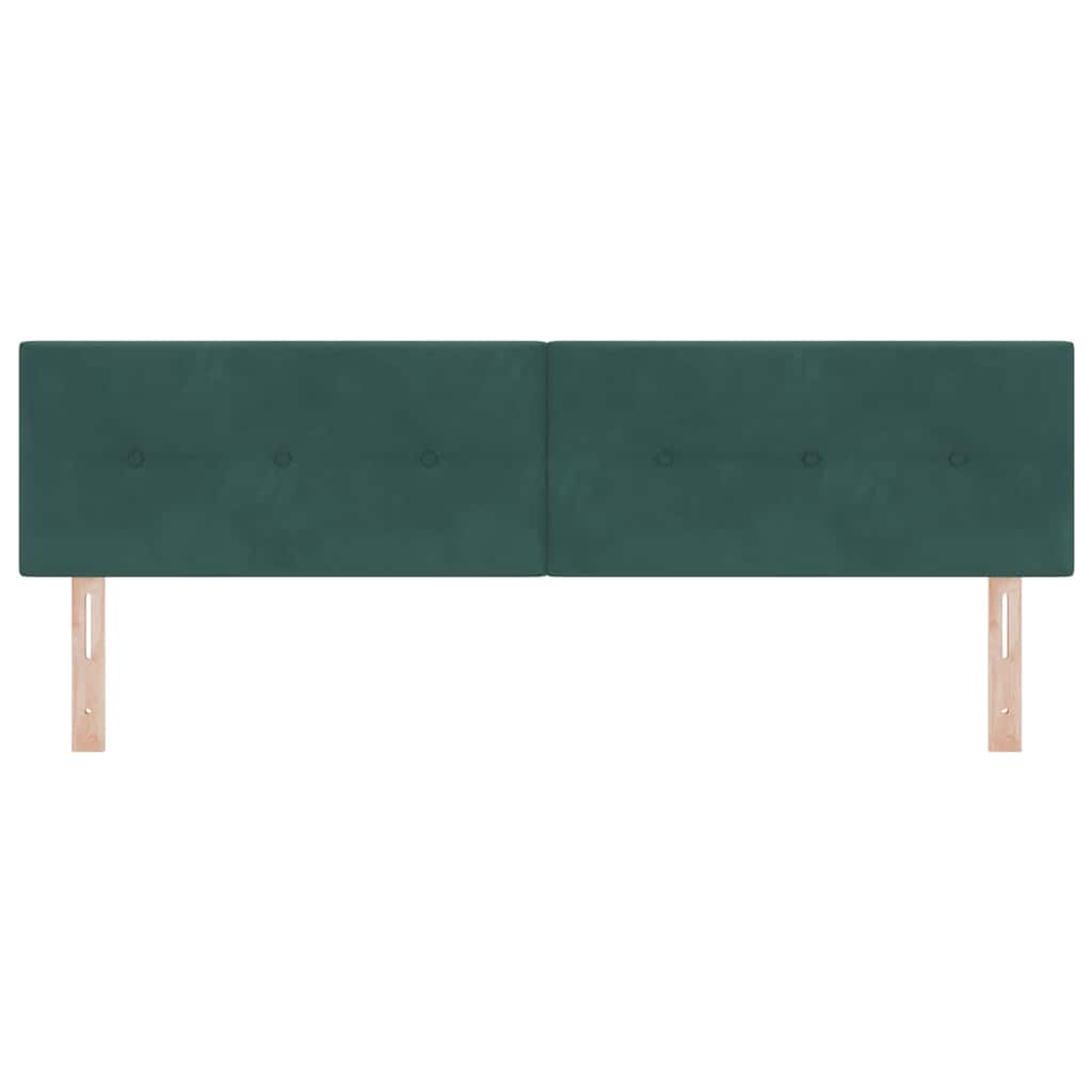 Tête de lit avec tête de lit Vert foncé 180 cm Cuir synthétique - XIOS