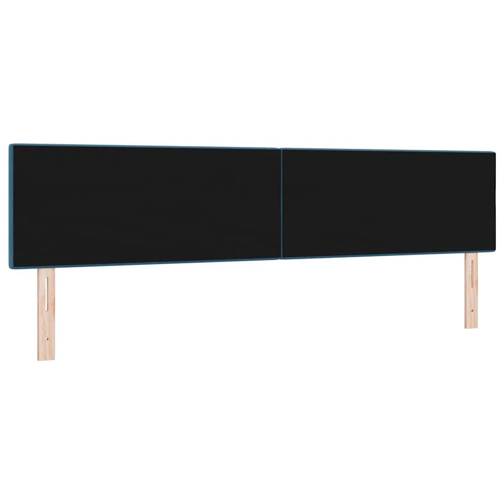 Tête de lit avec tête de lit Bleu foncé 200 cm Cuir synthétique - XIOS