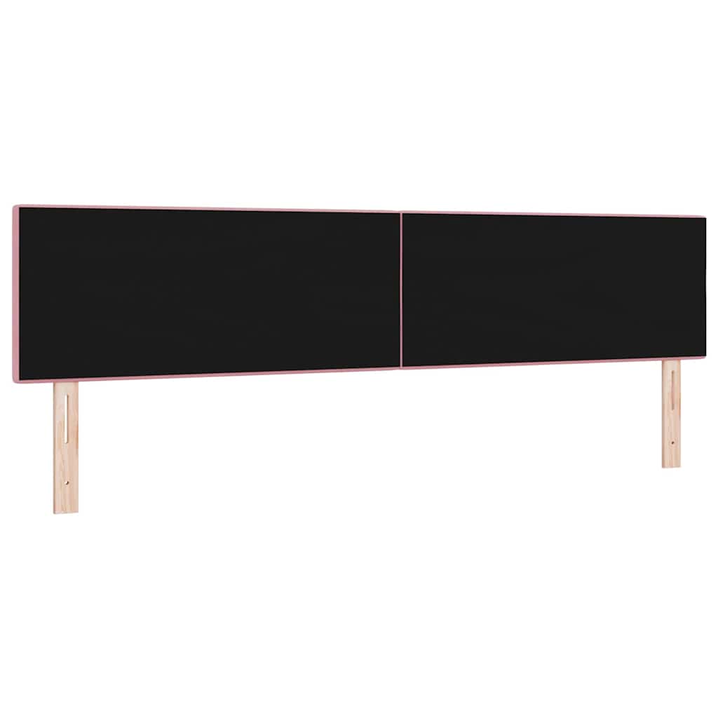 Tête de lit avec tête de lit Rose 200 cm Cuir synthétique - XIOS