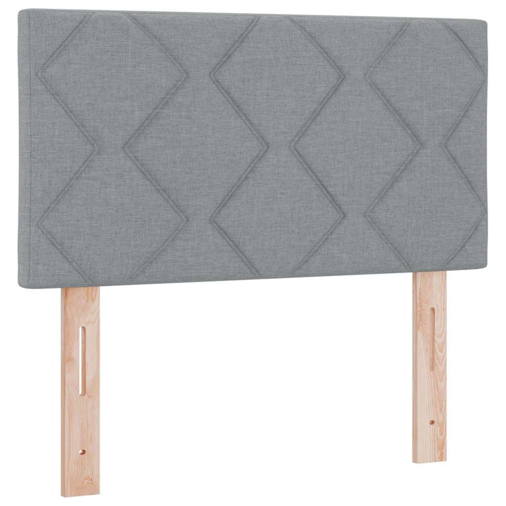 Tête de Lit en Tissu Géométrique Gris clair 80 cm tissu - XIOS
