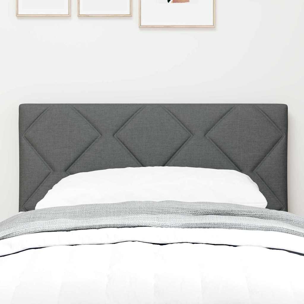 Tête de Lit en Tissu Géométrique Gris foncé 80 cm tissu - XIOS