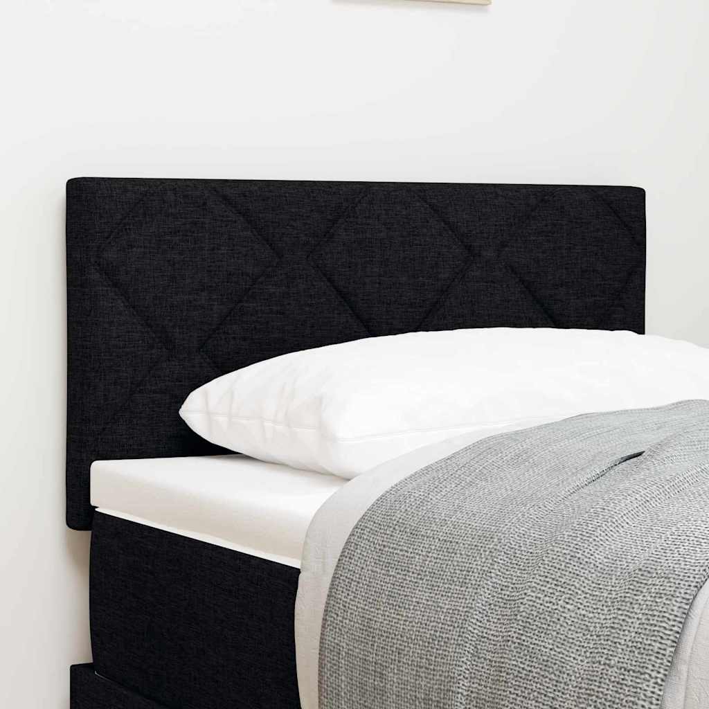 Tête de Lit en Tissu Géométrique Noir 80 cm tissu - XIOS