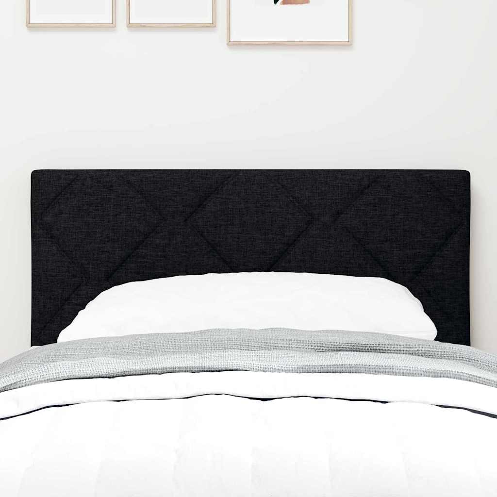 Tête de Lit en Tissu Géométrique Noir 80 cm tissu - XIOS
