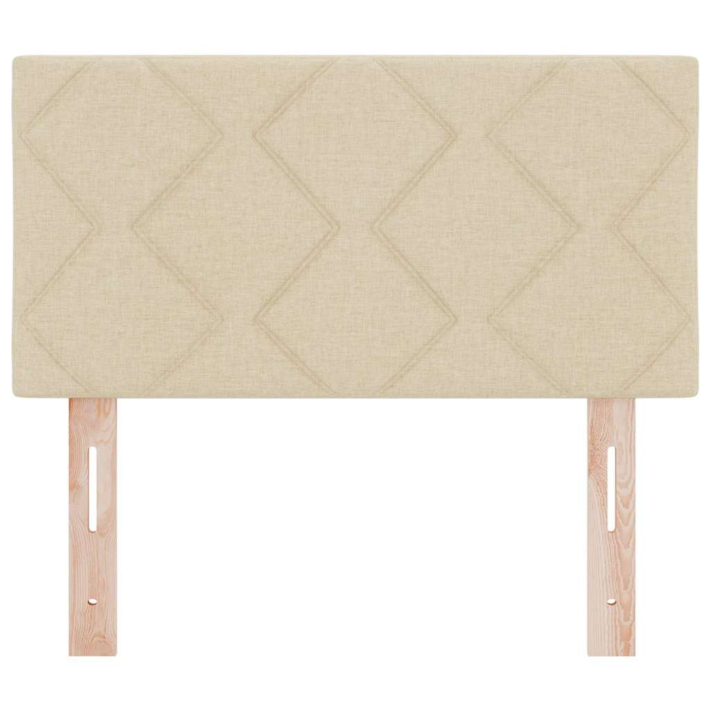 Tête de Lit en Tissu Géométrique Crème 80 cm tissu - XIOS