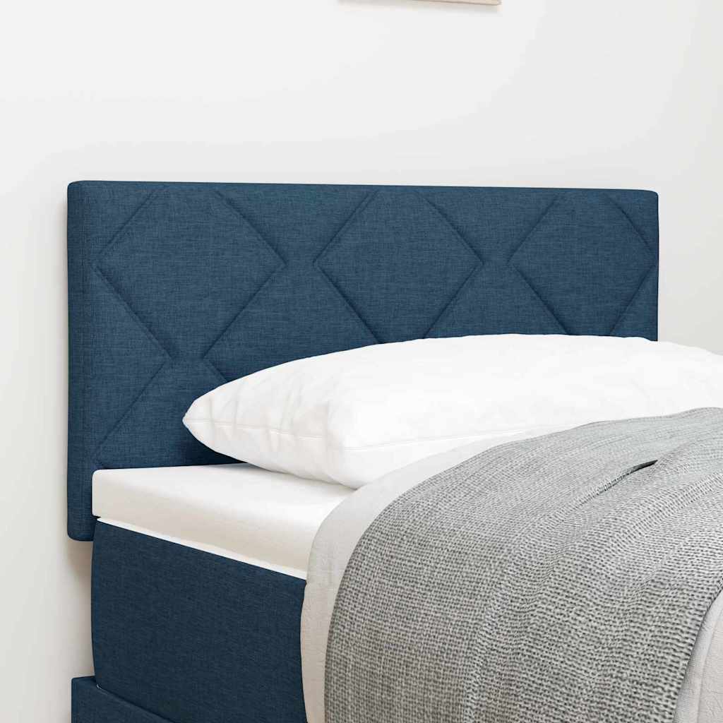 Tête de Lit en Tissu Géométrique Bleu 80 cm tissu - XIOS