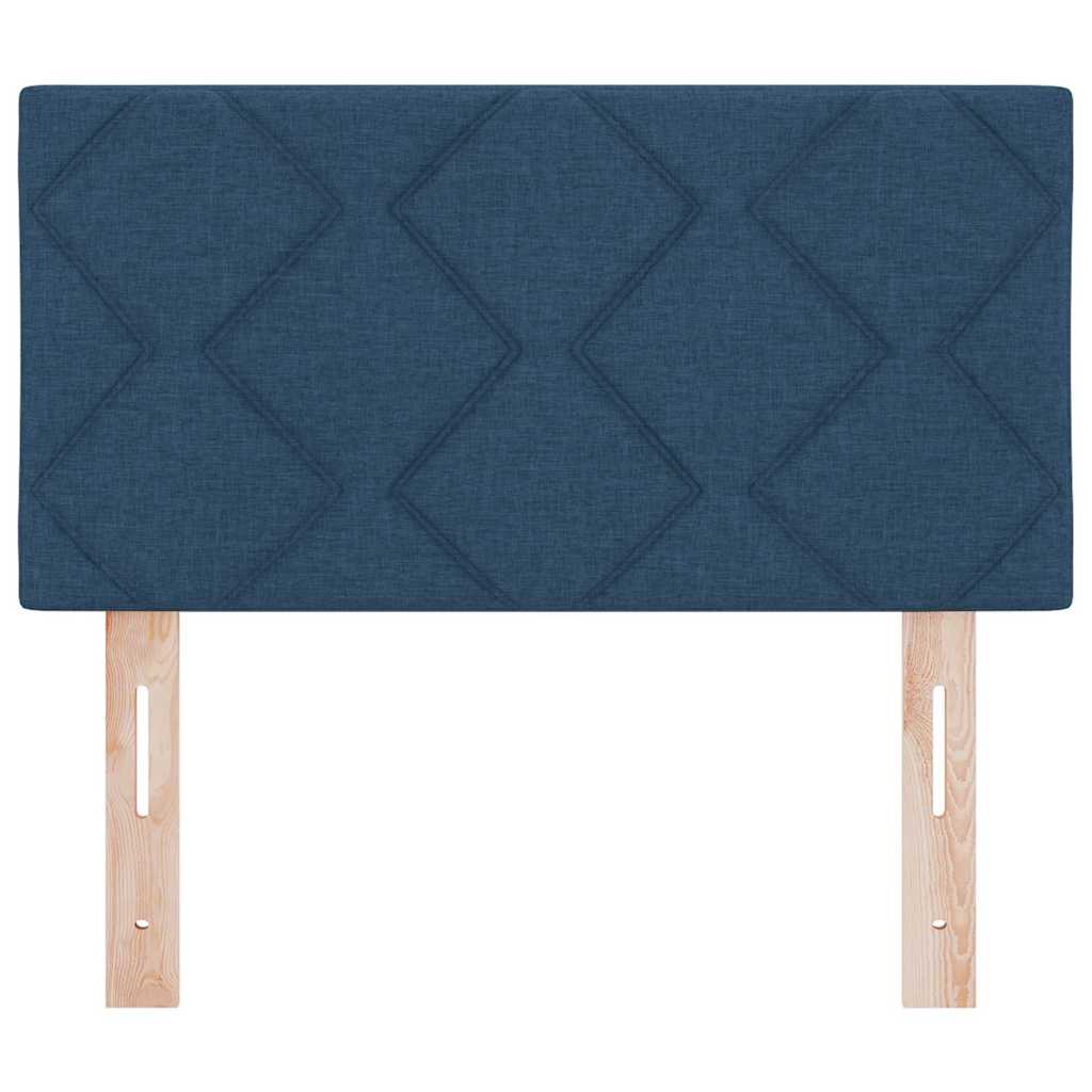 Tête de Lit en Tissu Géométrique Bleu 80 cm tissu - XIOS