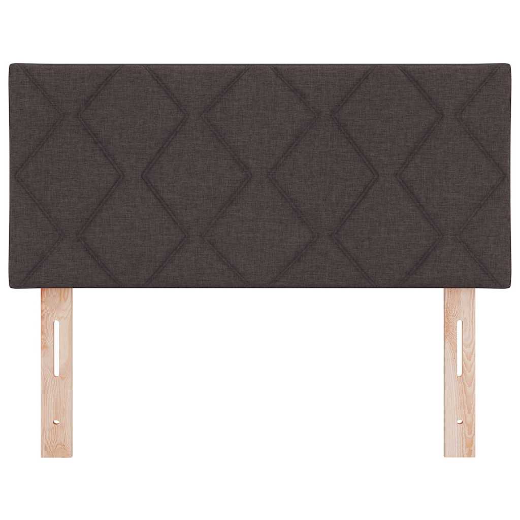 Tête de Lit en Tissu Géométrique Marron foncé 90 cm tissu - XIOS