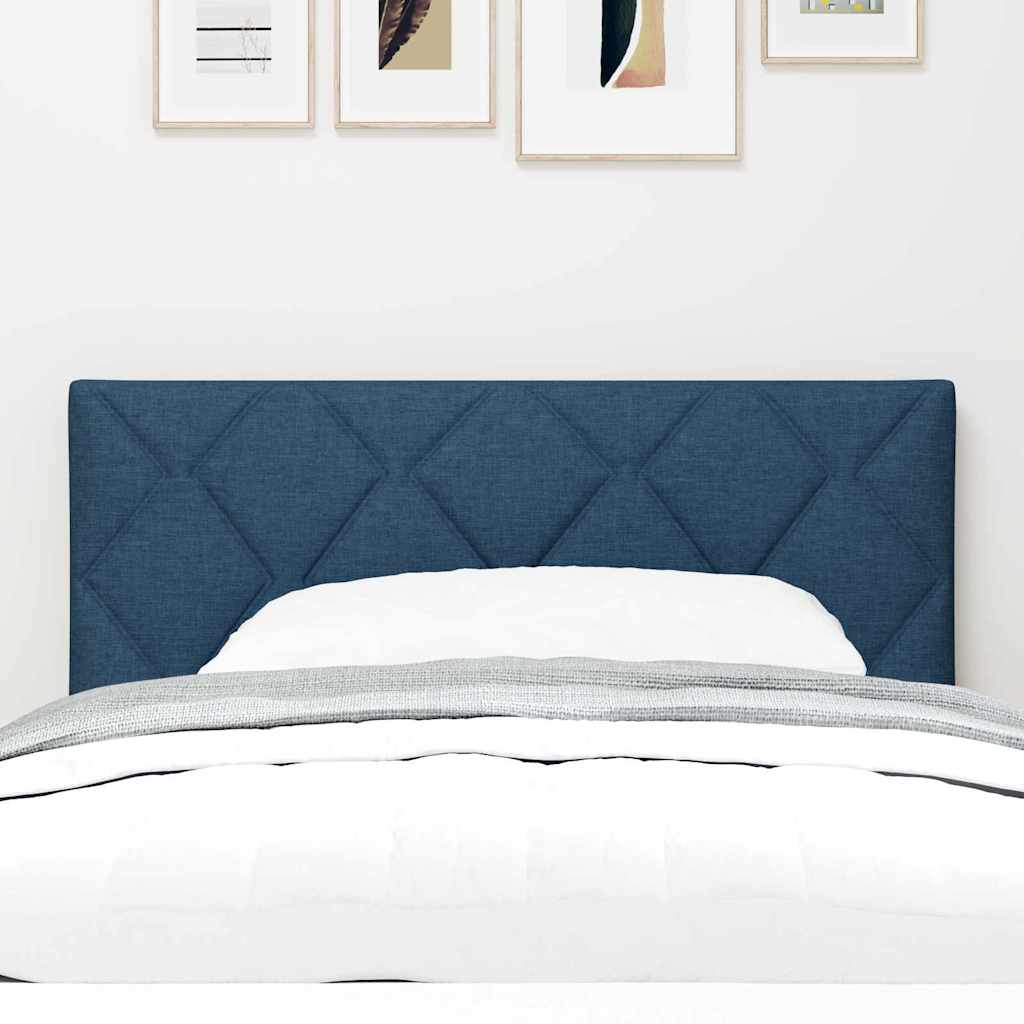 Tête de Lit en Tissu Géométrique Bleu 90 cm tissu - XIOS