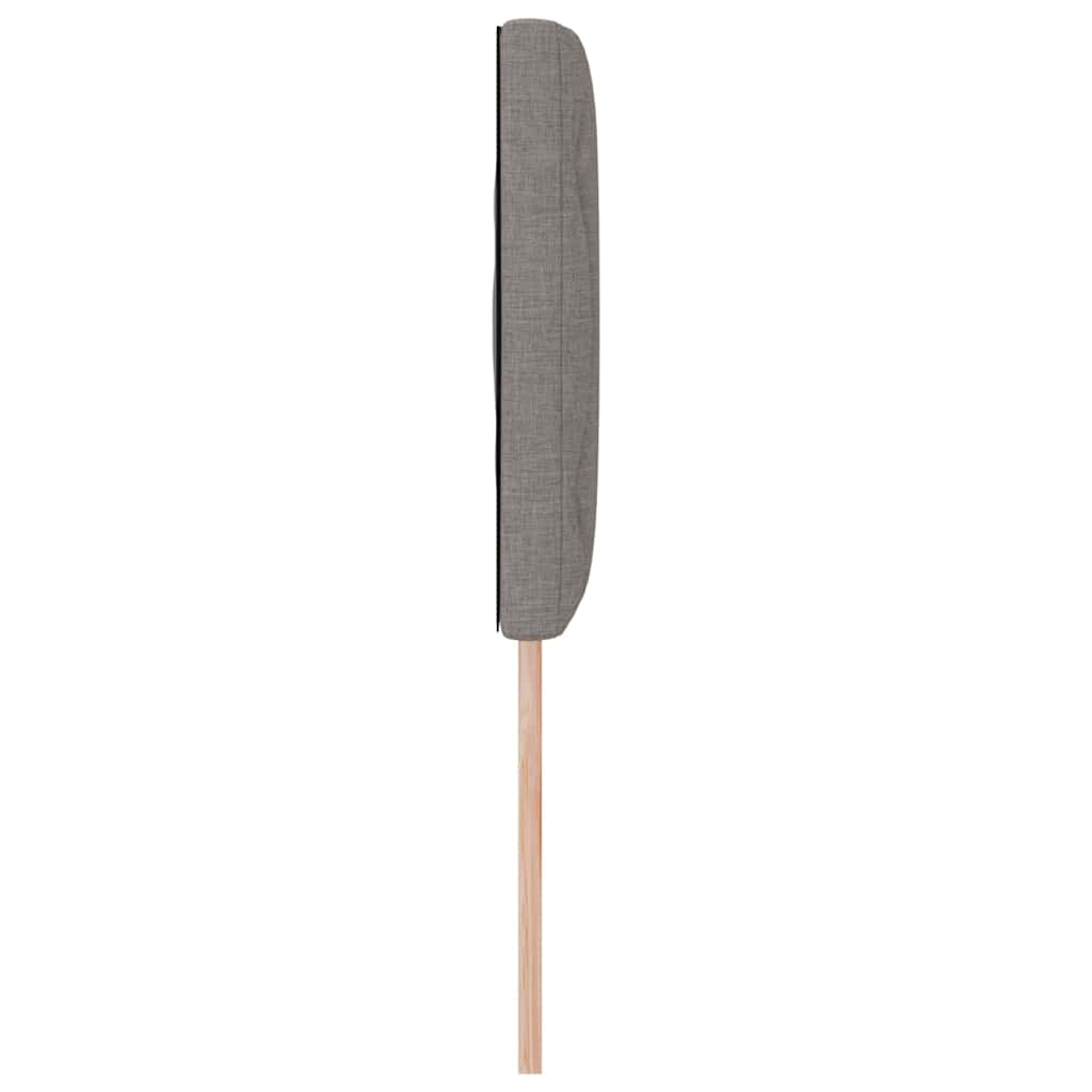 Tête de Lit en Tissu Géométrique Taupe 144 cm tissu - XIOS