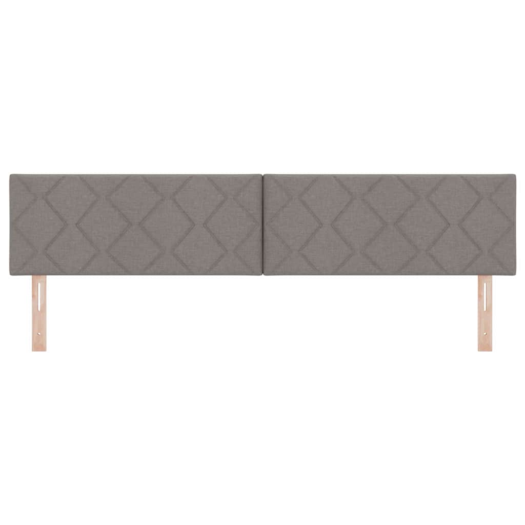 Tête de Lit en Tissu Géométrique Taupe 200 cm tissu - XIOS