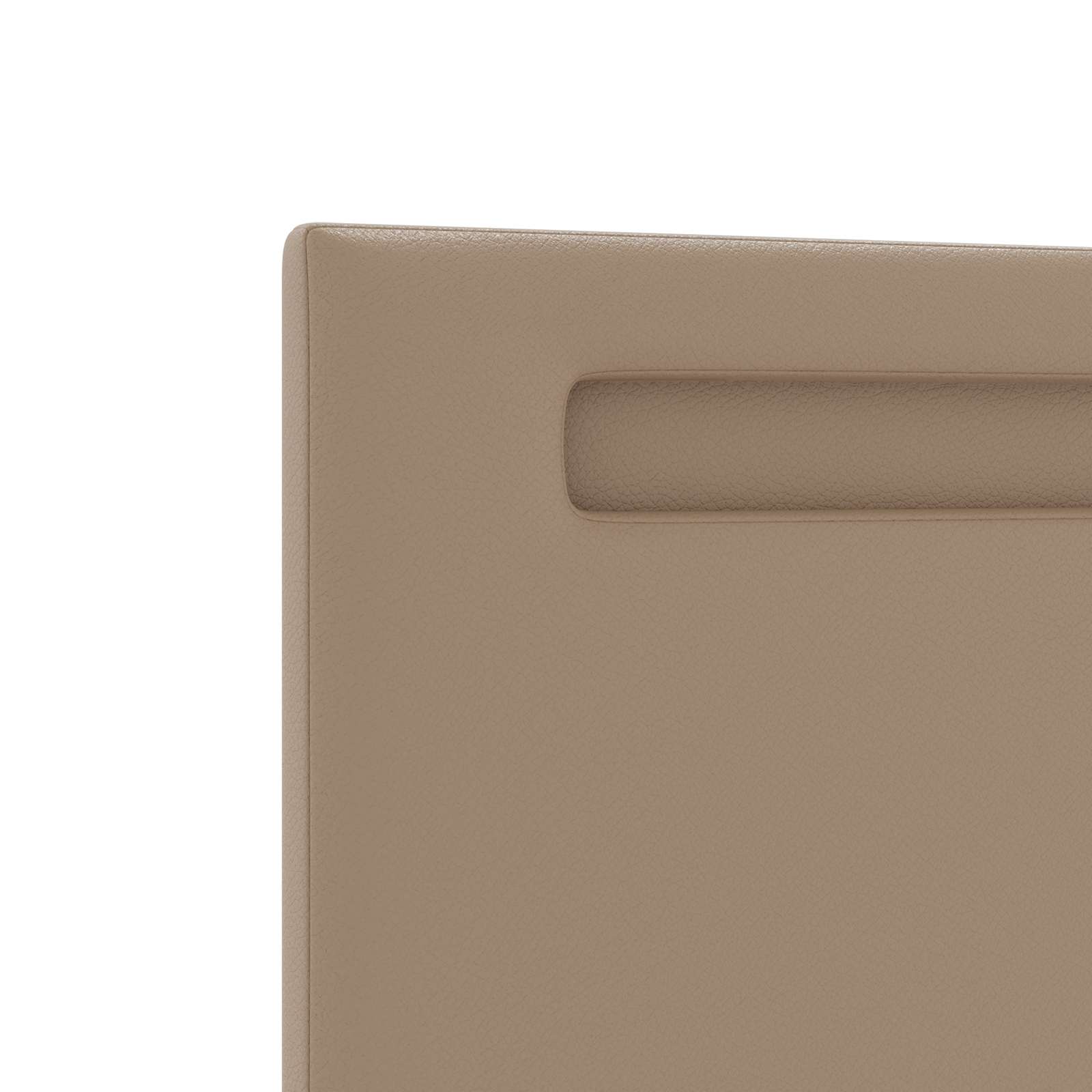 Tête de lit LED Cappuccino 90 cm Cuir synthétique - XIOS