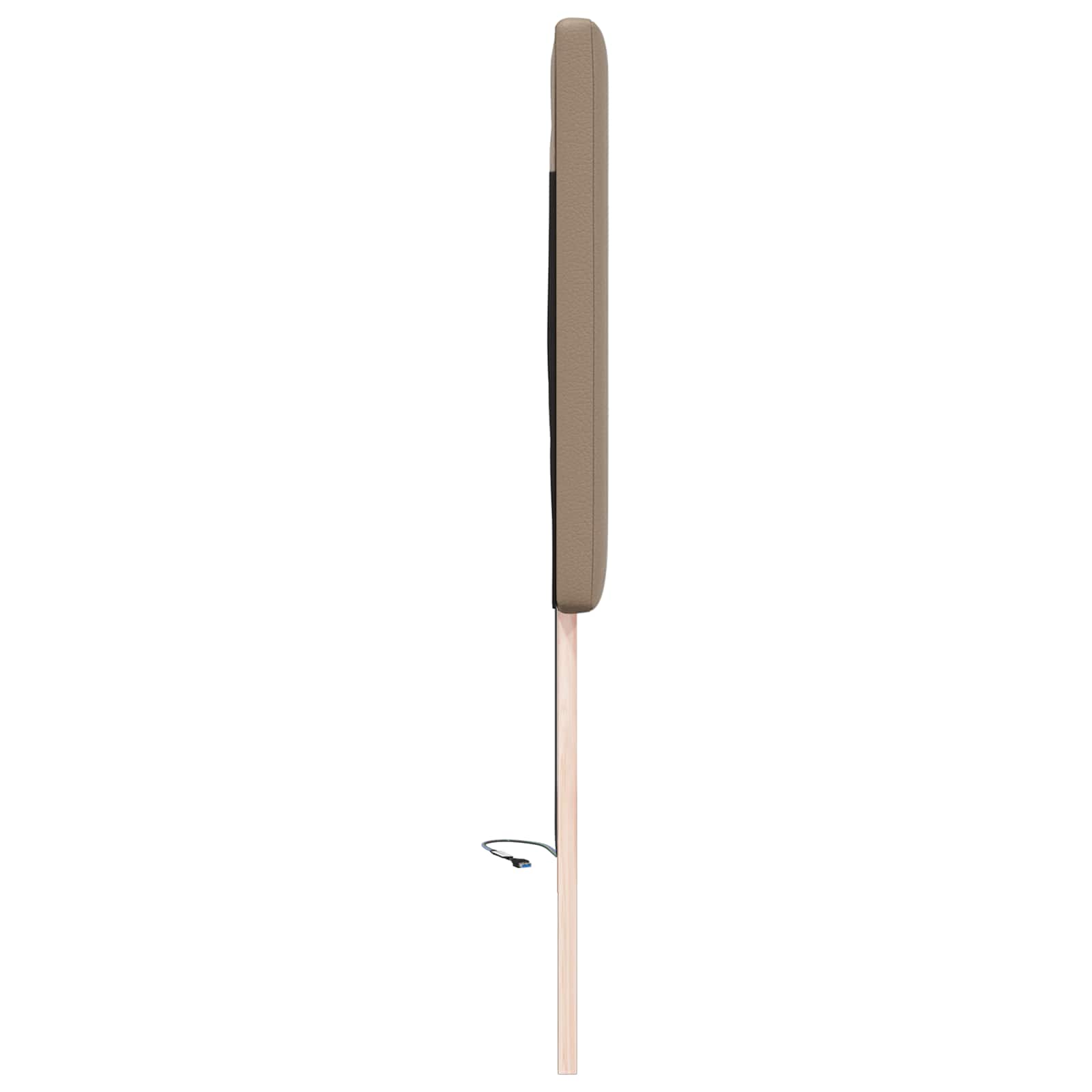 Tête de lit LED Cappuccino 90 cm Cuir synthétique - XIOS