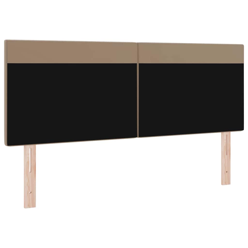 Tête de lit avec des lumières à LED Cappuccino 160 cm PVC - XIOS