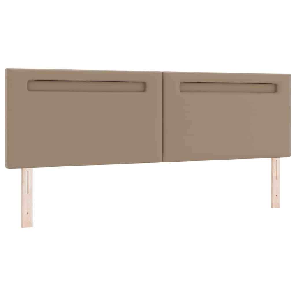 Tête de lit avec des lumières à LED Cappuccino 180 cm PVC - XIOS