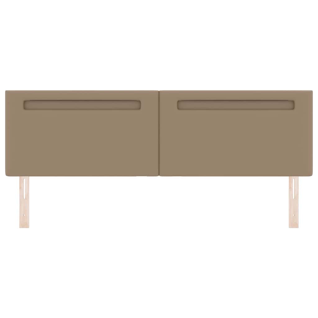 Tête de lit avec des lumières à LED Cappuccino 180 cm PVC - XIOS