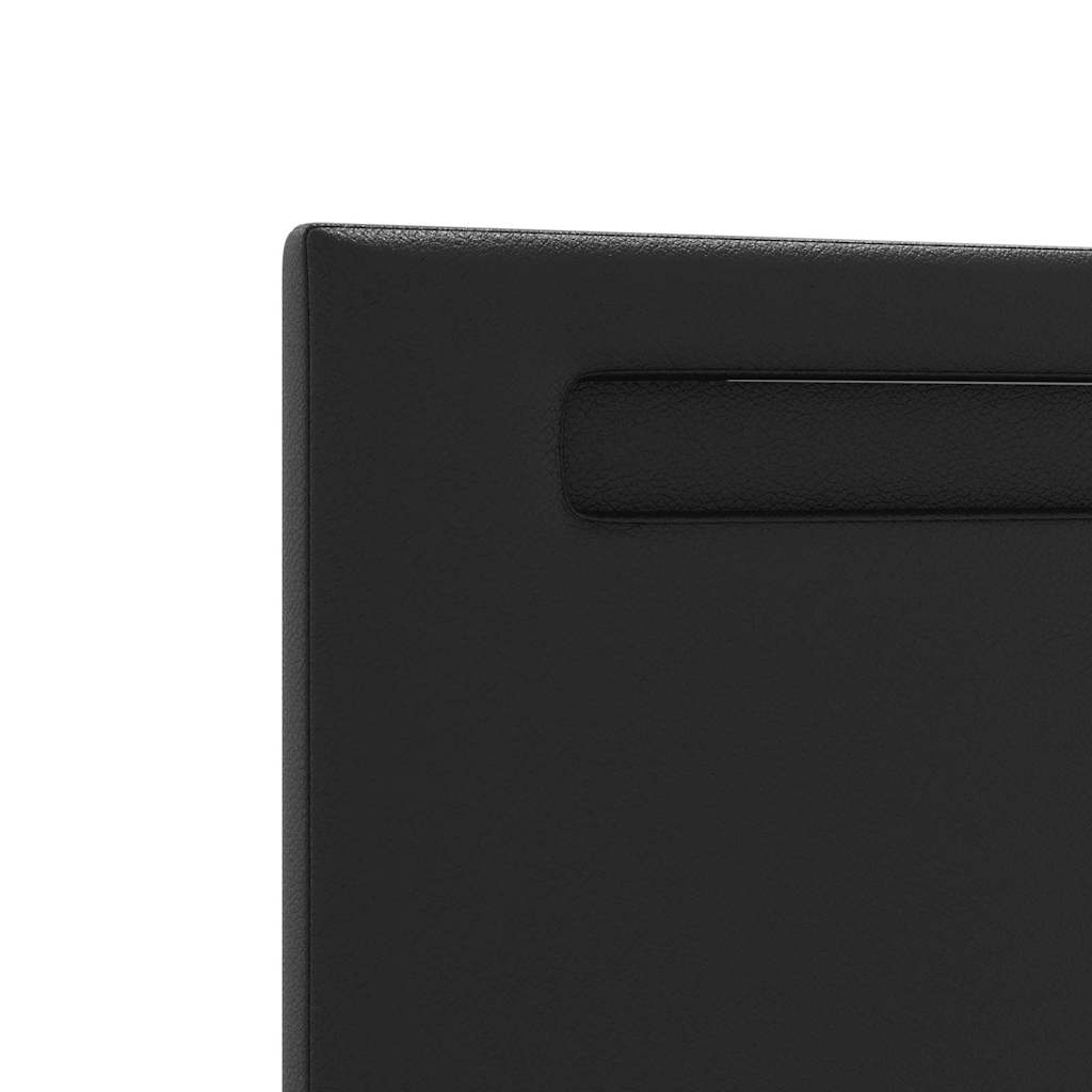 Tête de lit avec des lumières à LED Noir 200 cm PVC - XIOS