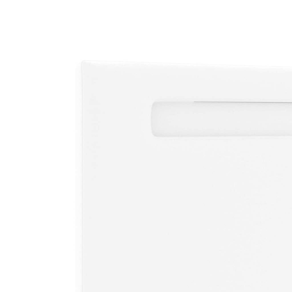 Tête de lit avec des lumières à LED Blanc 200 cm PVC - XIOS