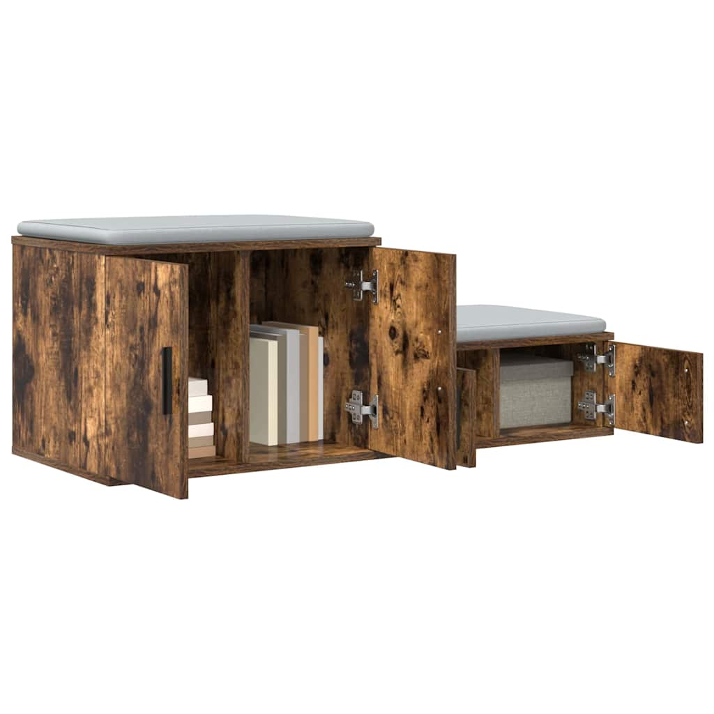 Armoire de rangement 2 pcs Chêne fumé 127 x 41 x 40 cm - XIOS