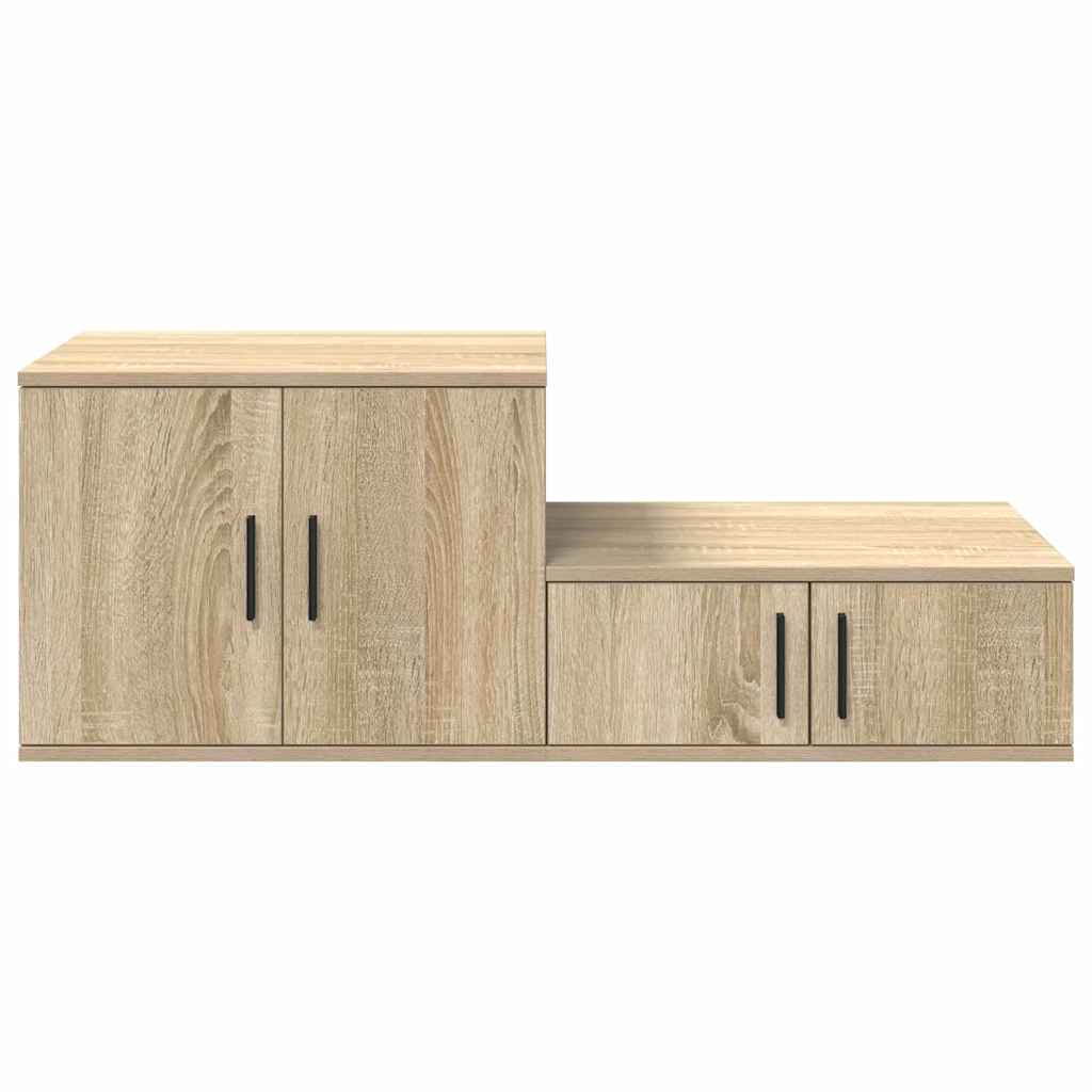 Armoire de rangement 2 pcs Chêne Sonoma 118 x 41 x 40 cm - XIOS