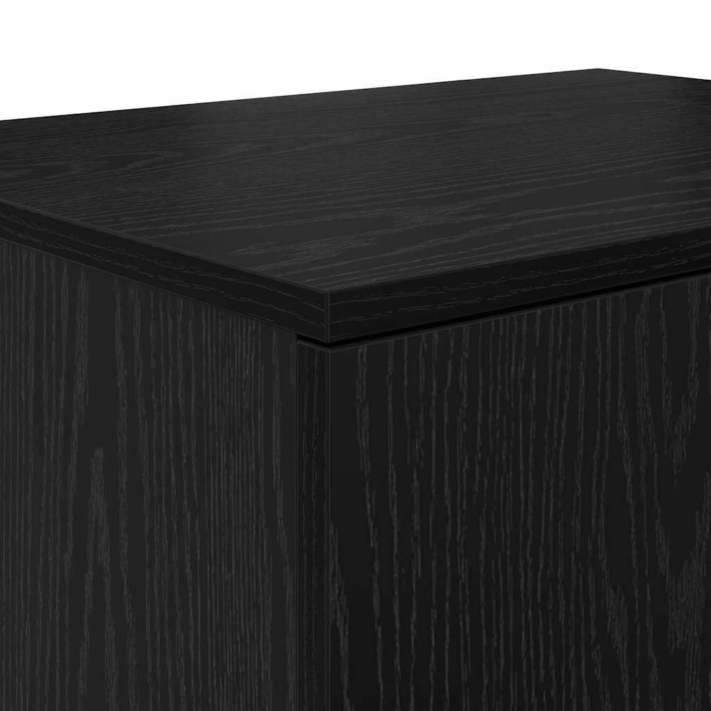 Armoire de rangement 2 pcs Chêne noir 108 x 41 x 40 cm - XIOS