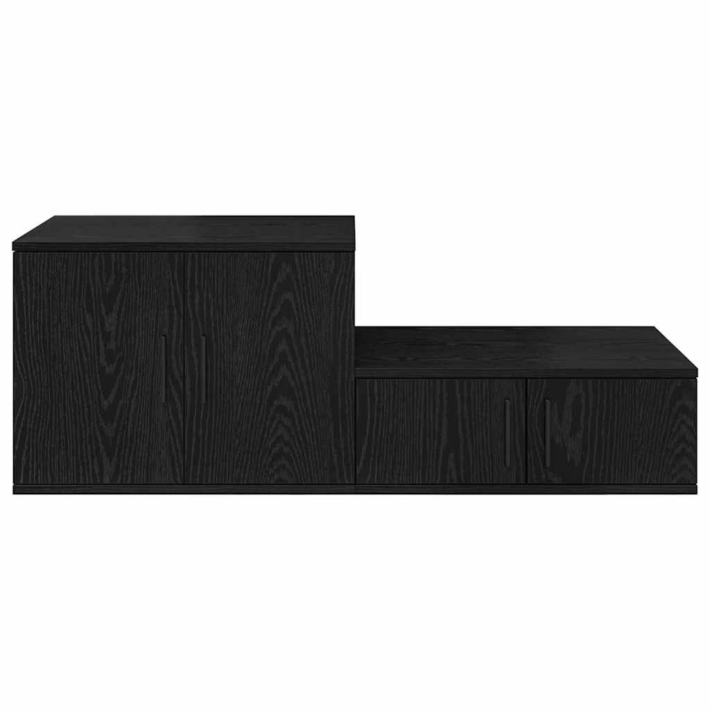 Armoire de rangement 2 pcs Chêne noir 108 x 41 x 40 cm - XIOS