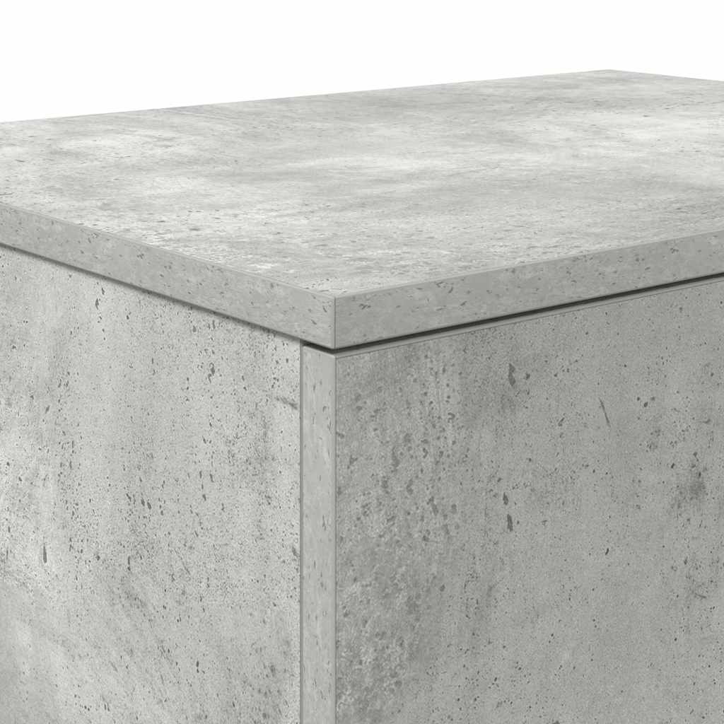 Armoire de rangement 2 pcs Gris béton 108 x 41 x 40 cm - XIOS