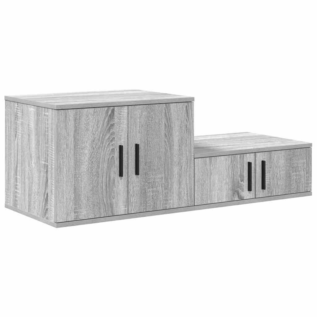 Armoire de rangement 2 pcs Gris Sonoma 108 x 41 x 40 cm - XIOS