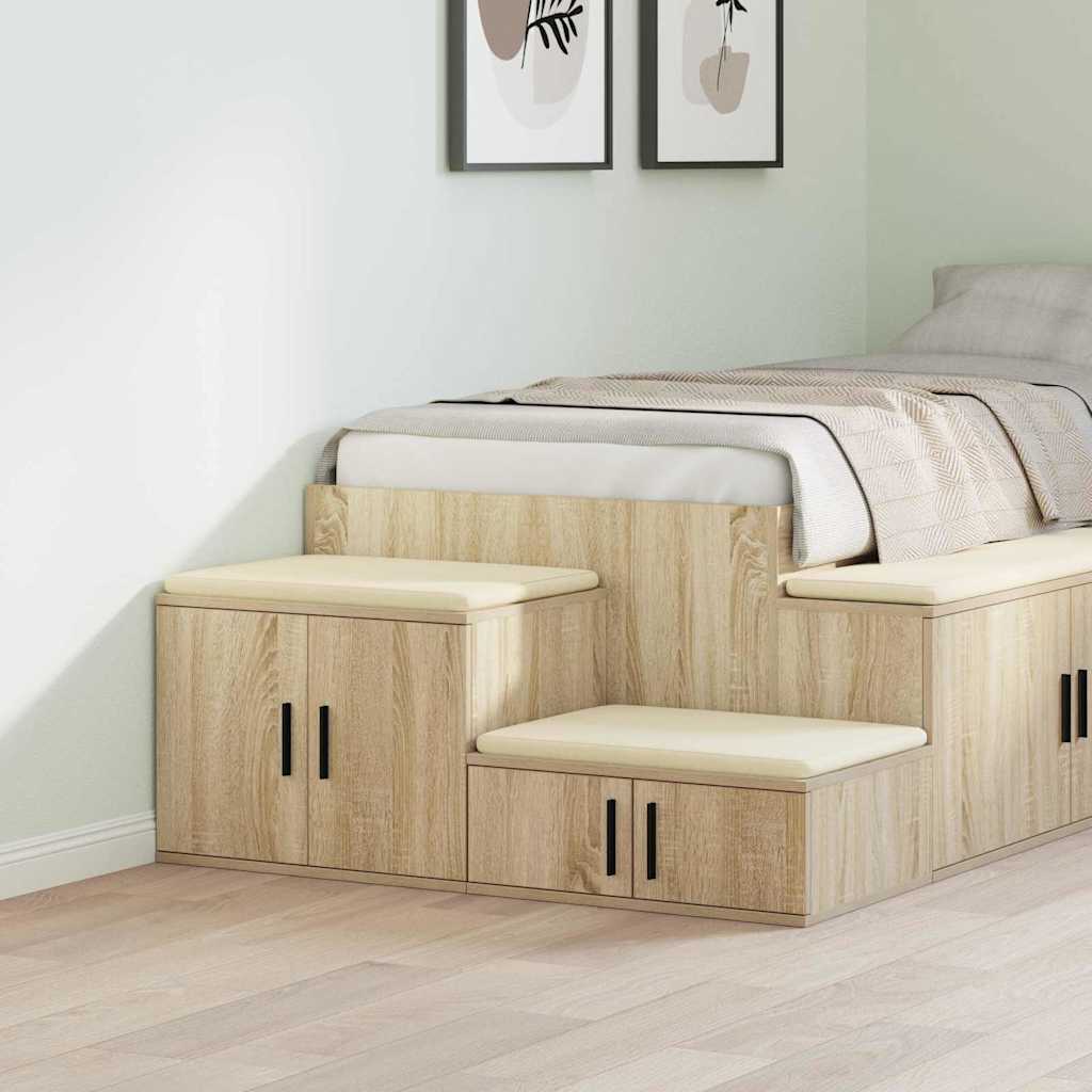 Armoire de rangement 2 pcs Chêne Sonoma 103 x 41 x 40 cm - XIOS