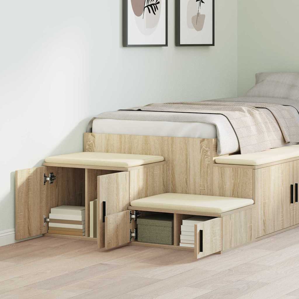 Armoire de rangement 2 pcs Chêne Sonoma 103 x 41 x 40 cm - XIOS