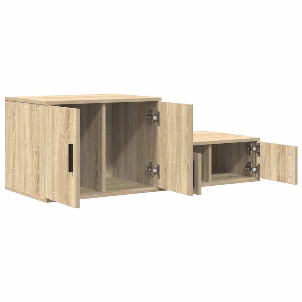 Armoire de rangement 2 pcs Chêne Sonoma 103 x 41 x 40 cm - XIOS