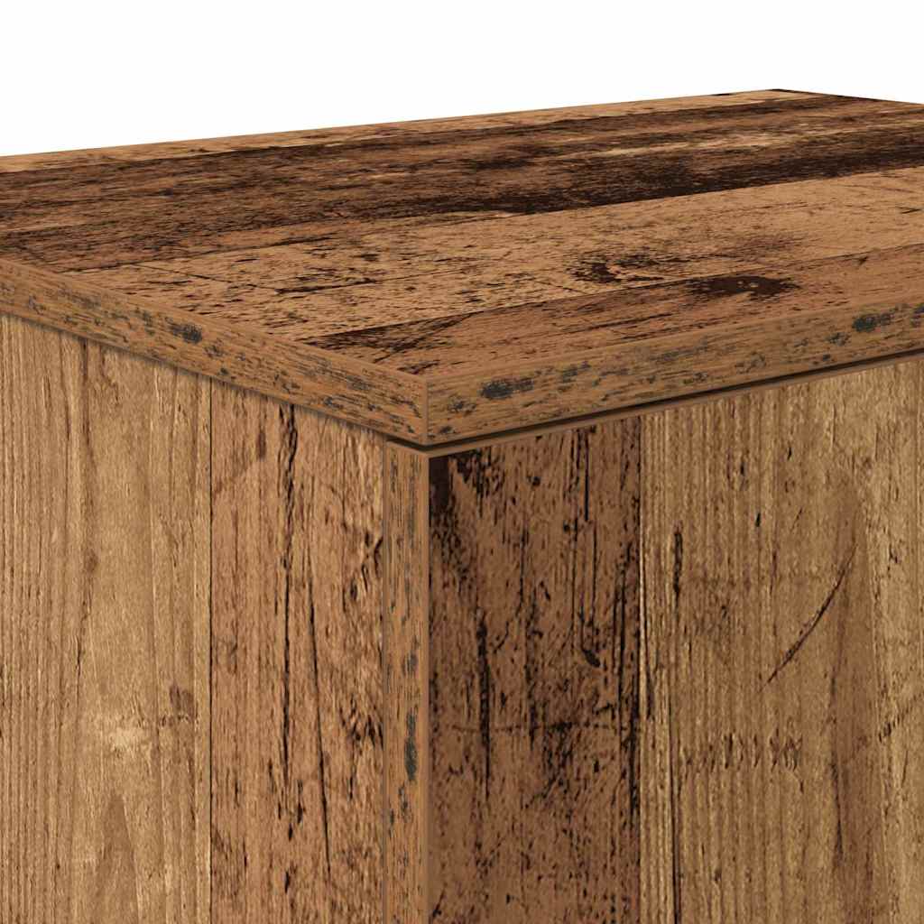 Armoire de rangement 2 pcs Bois ancien 103 x 41 x 40 cm - XIOS