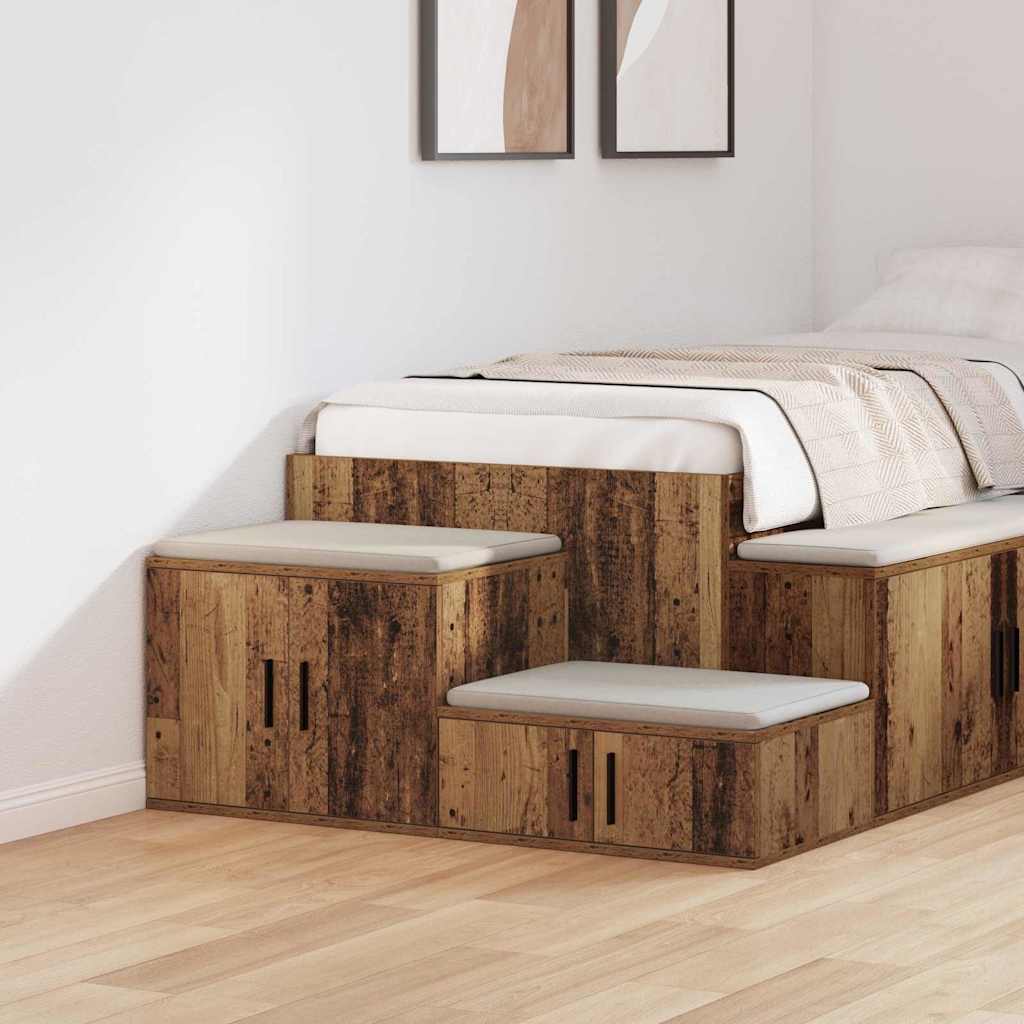 Armoire de rangement Bois ancien 103 x 41 x 40 cm