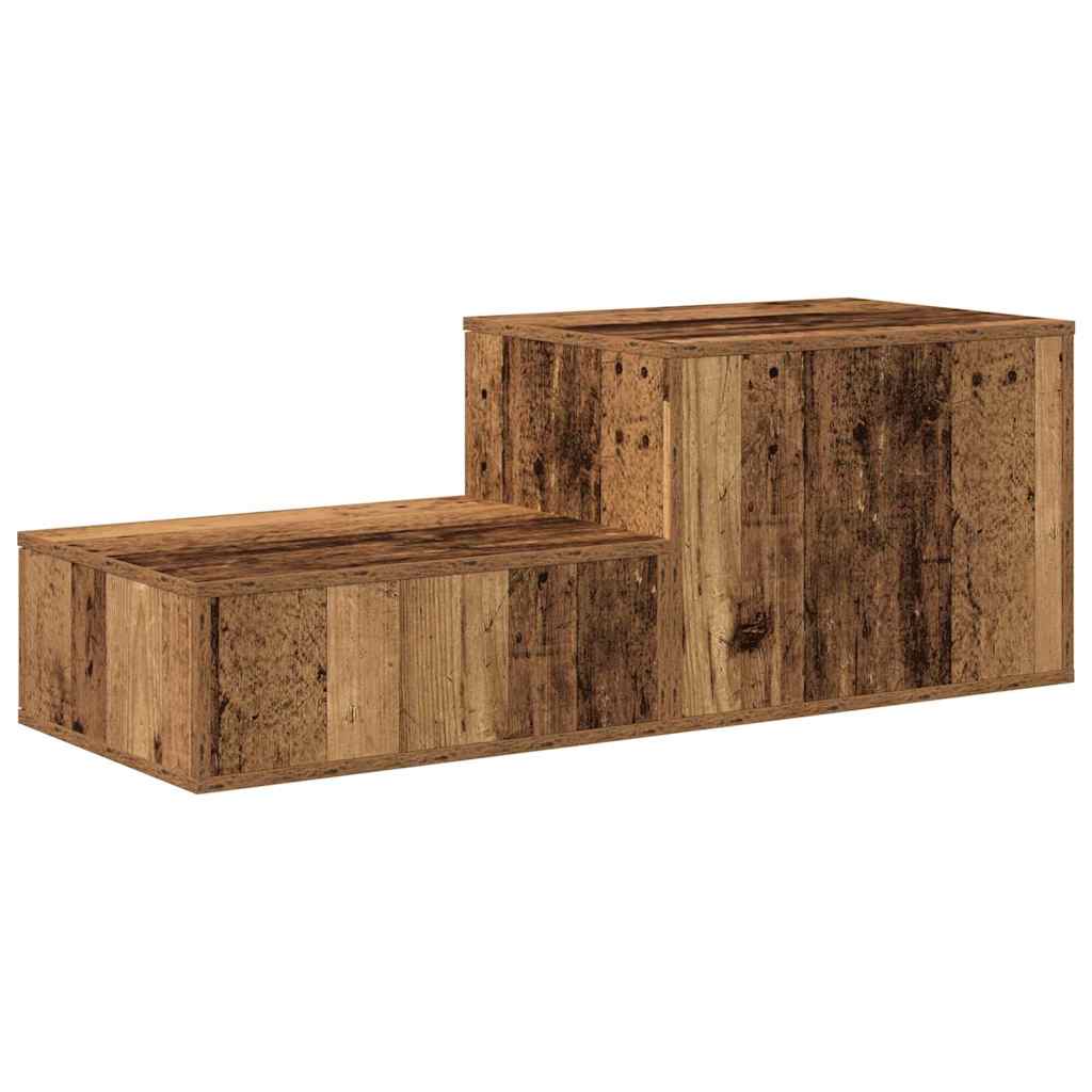 Armoire de rangement 2 pcs Bois ancien 103 x 41 x 40 cm - XIOS