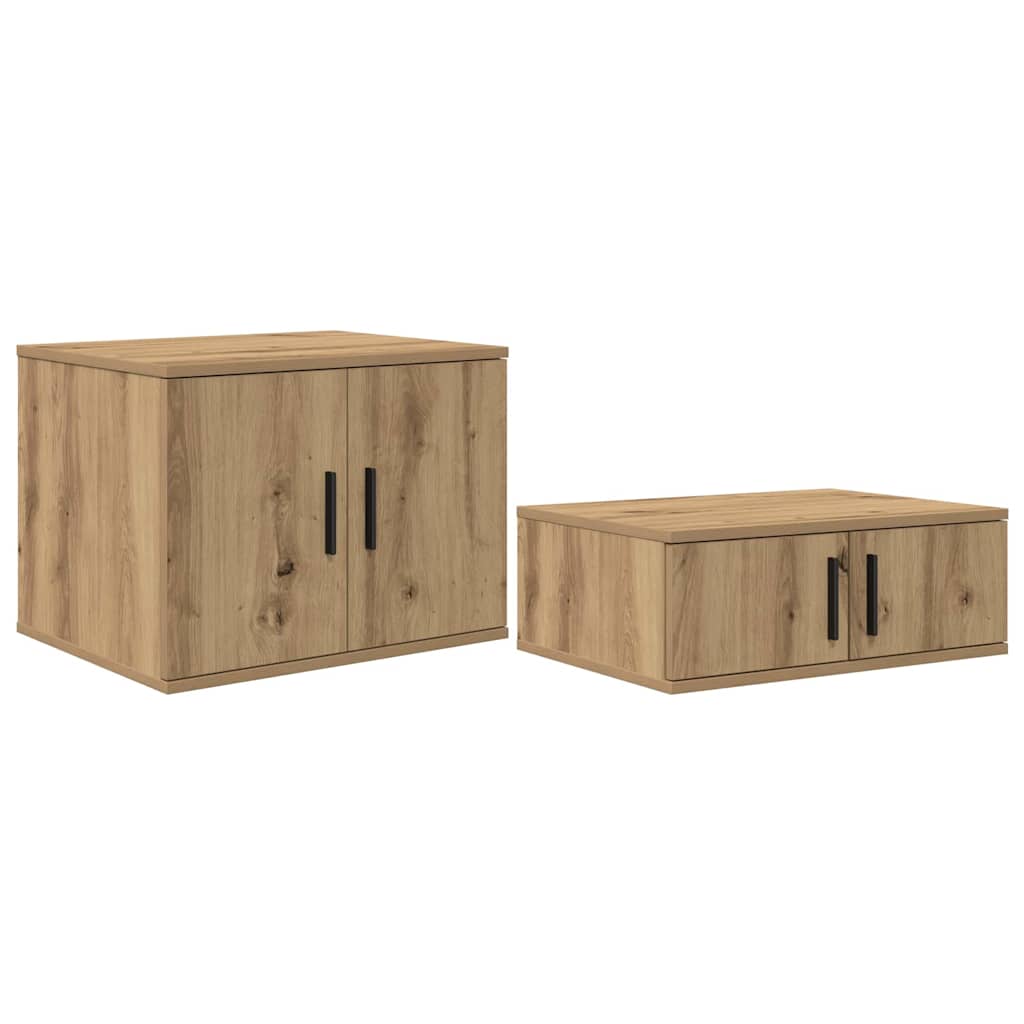 Armoire de rangement 2 pcs Chêne artisanal 103 x 41 x 40 cm - XIOS