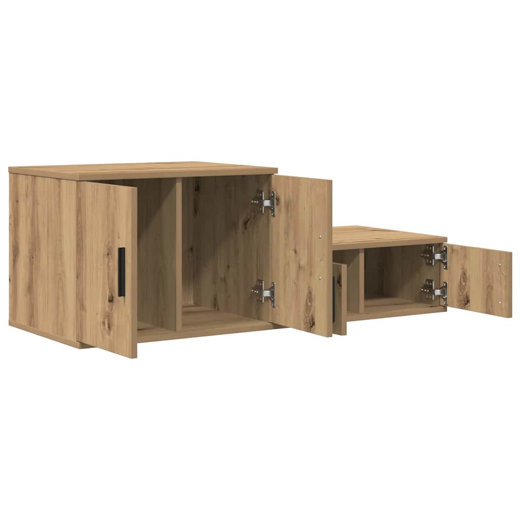 Armoire de rangement 2 pcs Chêne artisanal 103 x 41 x 40 cm - XIOS