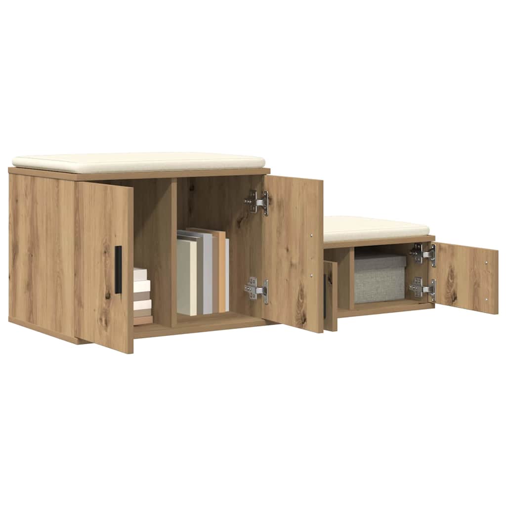 Armoire de rangement 2 pcs Chêne artisanal 103 x 41 x 40 cm - XIOS