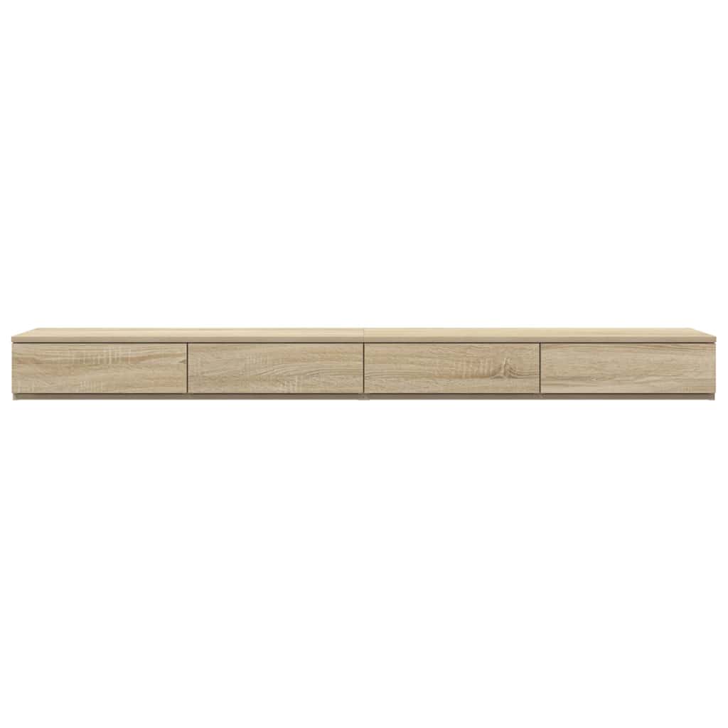 Tiroirs de lit avec tiroir Chêne Sonoma 200 x 36,5 x 16,5 cm - XIOS