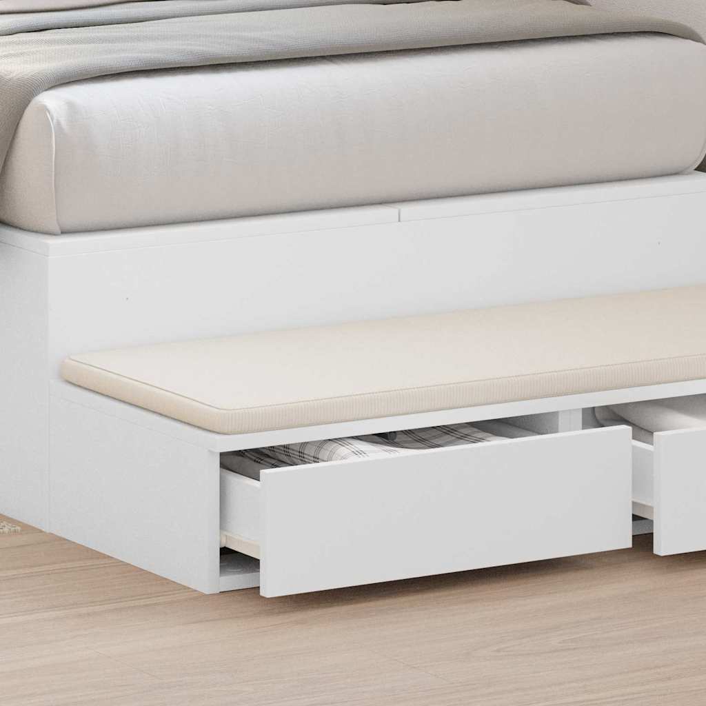 Tiroirs de lit Blanc 90 x 36,5 x 16,5 cm Bois d'ingénierie - XIOS