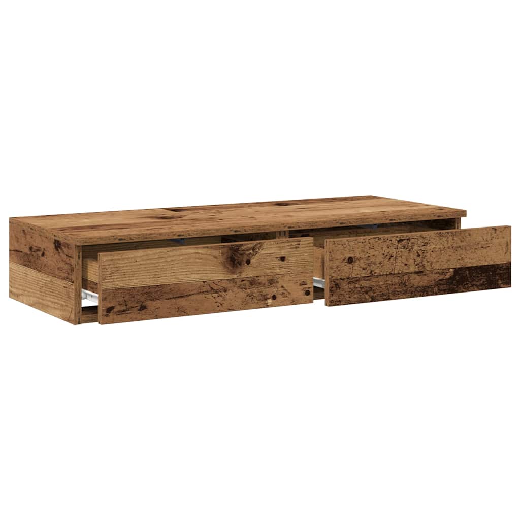 Tiroirs de lit avec tiroir Bois ancien 90 x 36,5 x 16,5 cm - XIOS