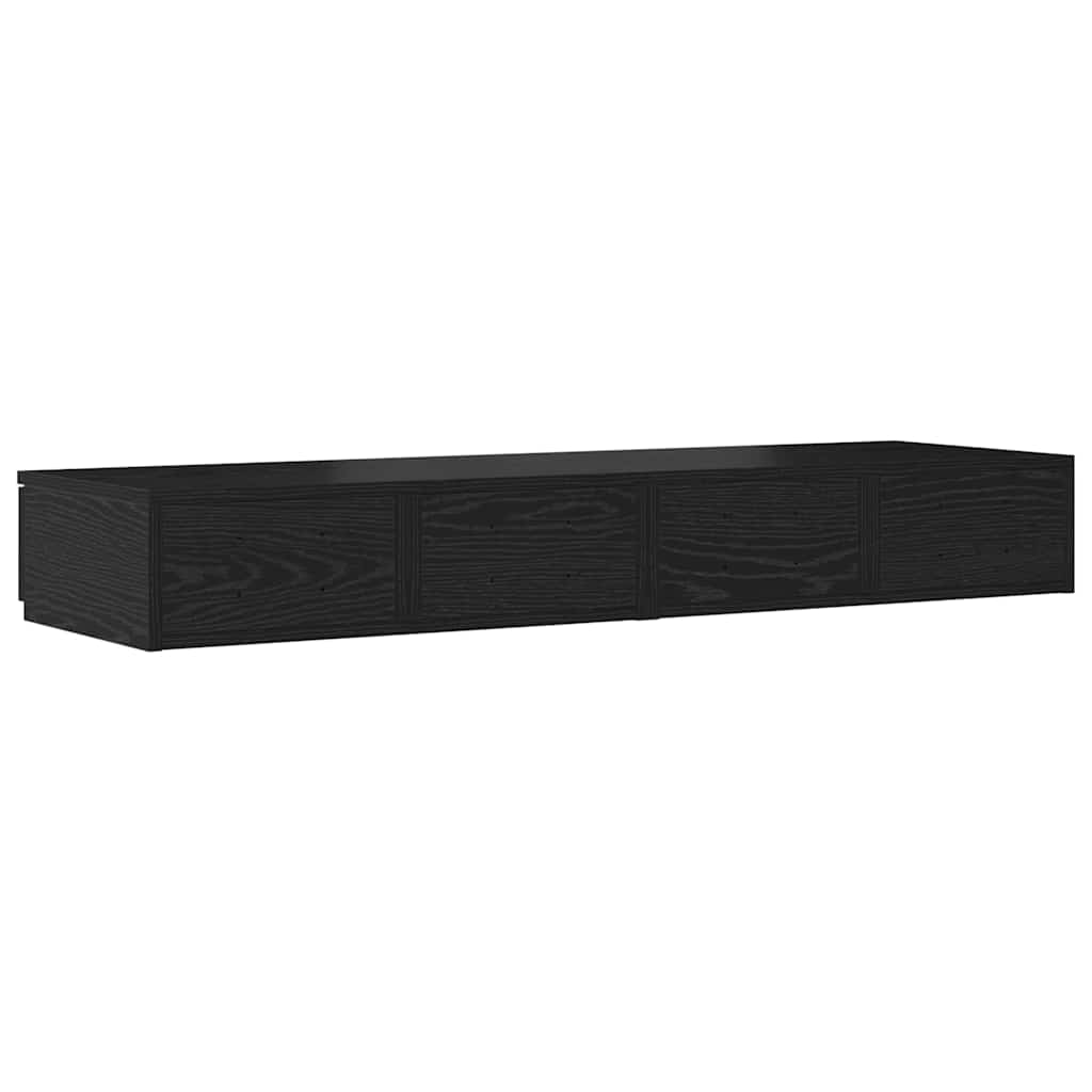 Tiroirs de lit avec tiroir Chêne noir 120 x 36,5 x 16,5 cm - XIOS