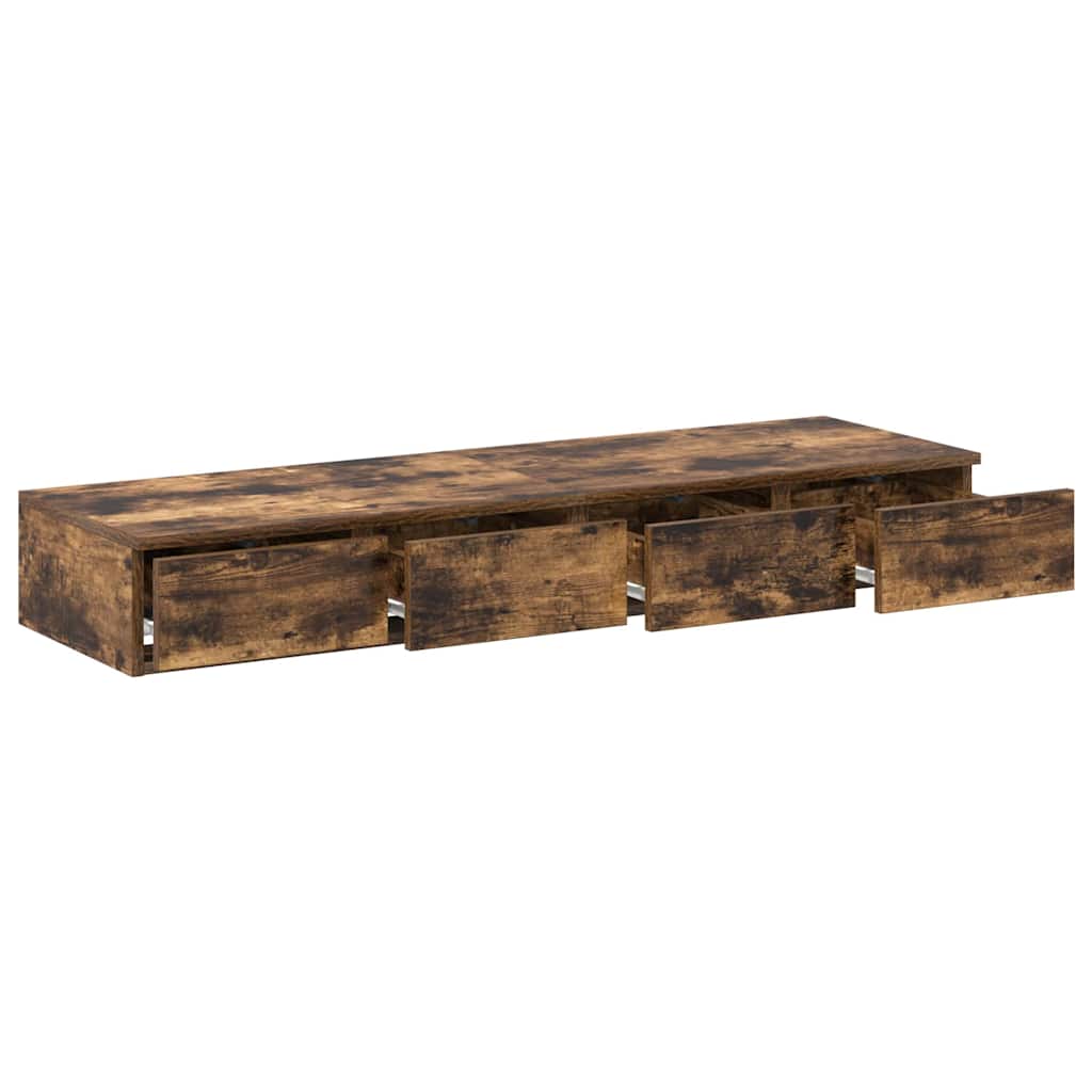 Tiroirs de lit avec tiroir Chêne fumé 120 x 36,5 x 16,5 cm - XIOS
