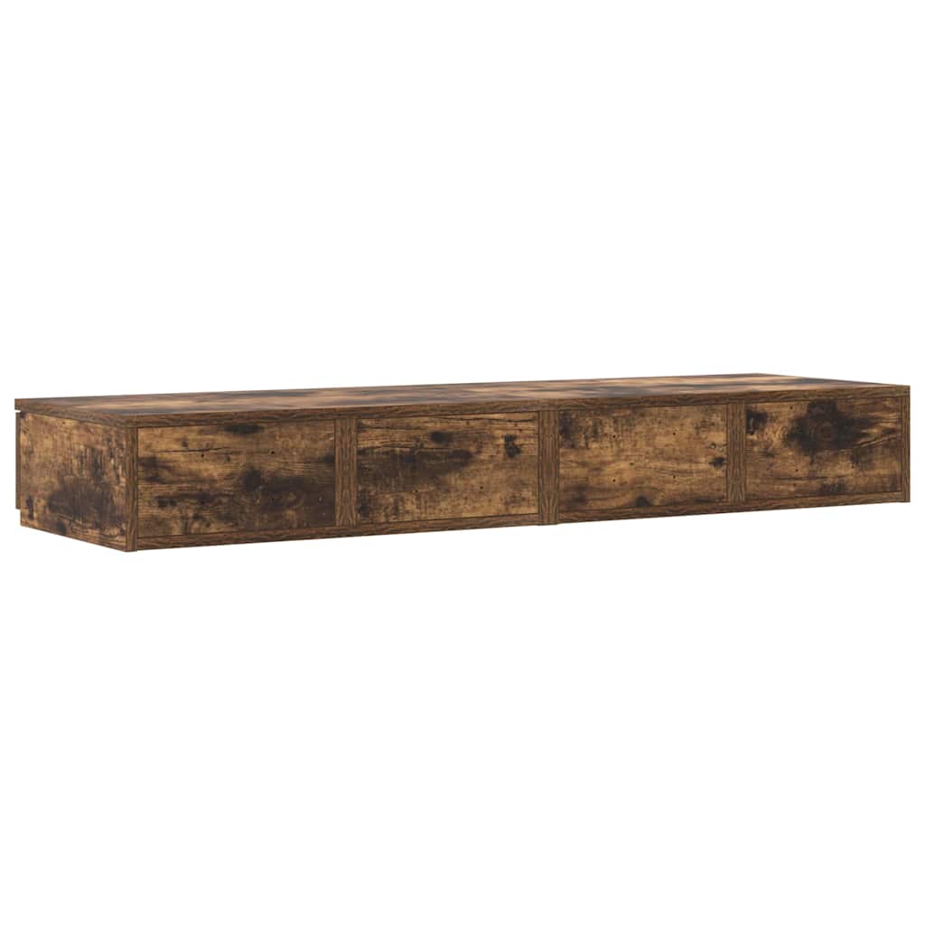 Tiroirs de lit avec tiroir Chêne fumé 120 x 36,5 x 16,5 cm - XIOS