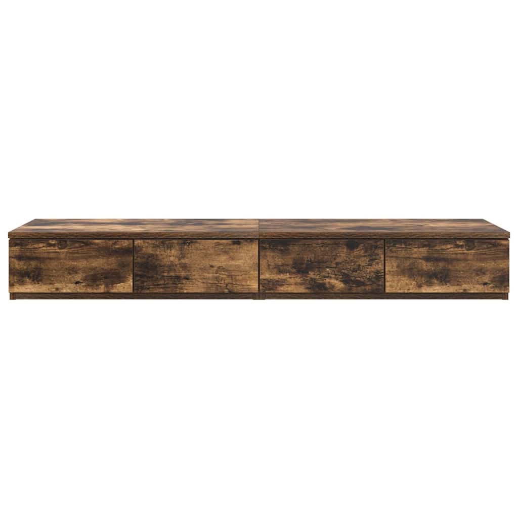 Tiroirs de lit avec tiroir Chêne fumé 120 x 36,5 x 16,5 cm - XIOS