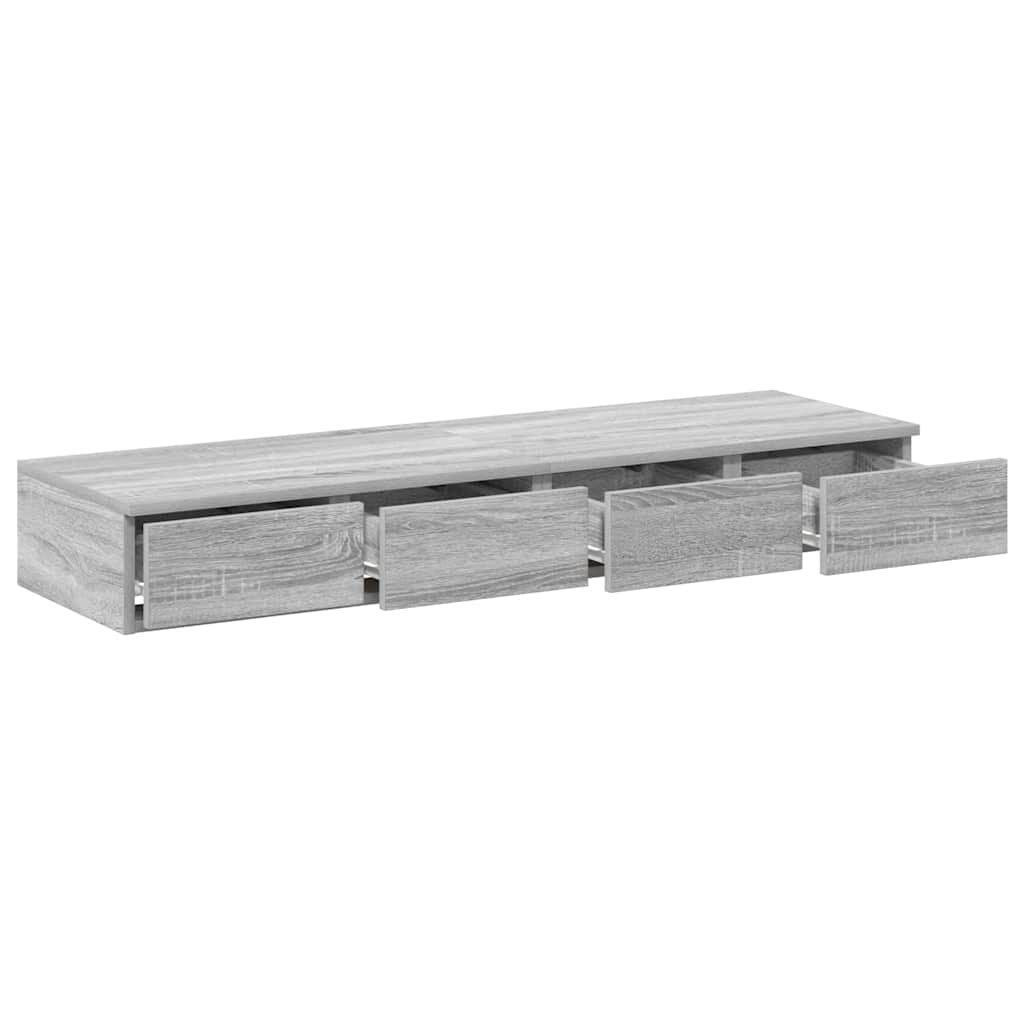 Tiroirs de lit avec tiroir Gris Sonoma 120 x 36,5 x 16,5 cm - XIOS
