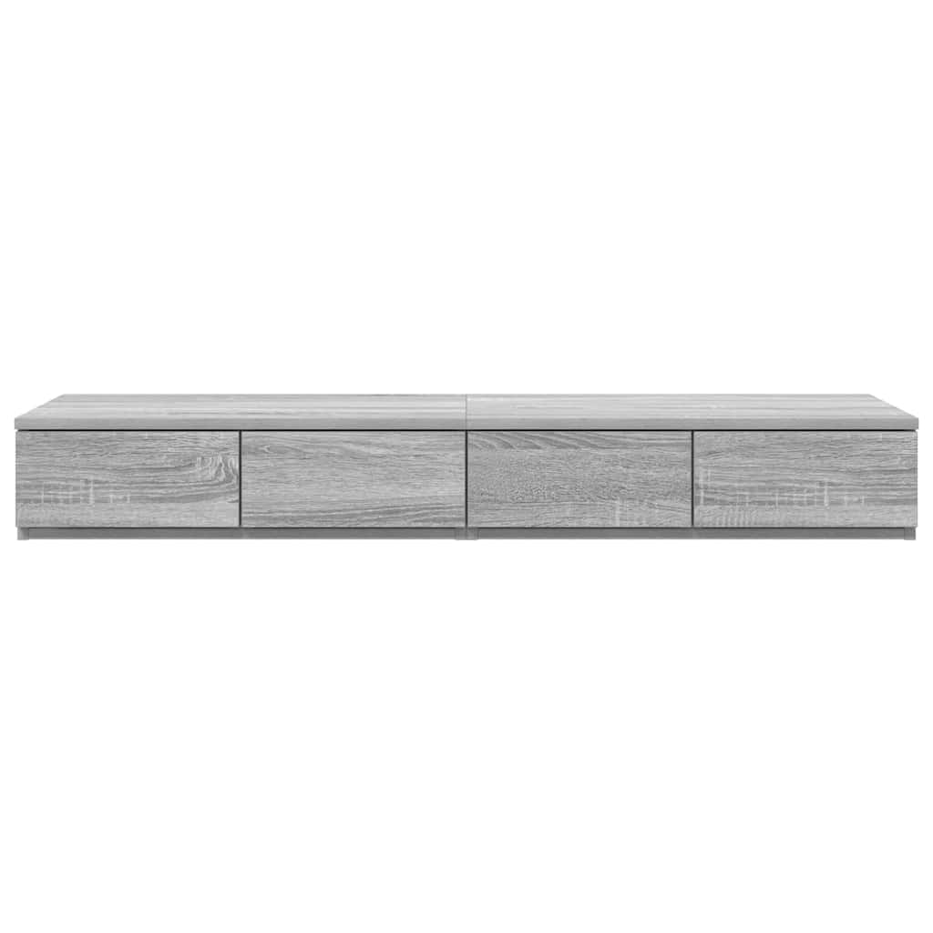 Tiroirs de lit avec tiroir Gris Sonoma 120 x 36,5 x 16,5 cm - XIOS