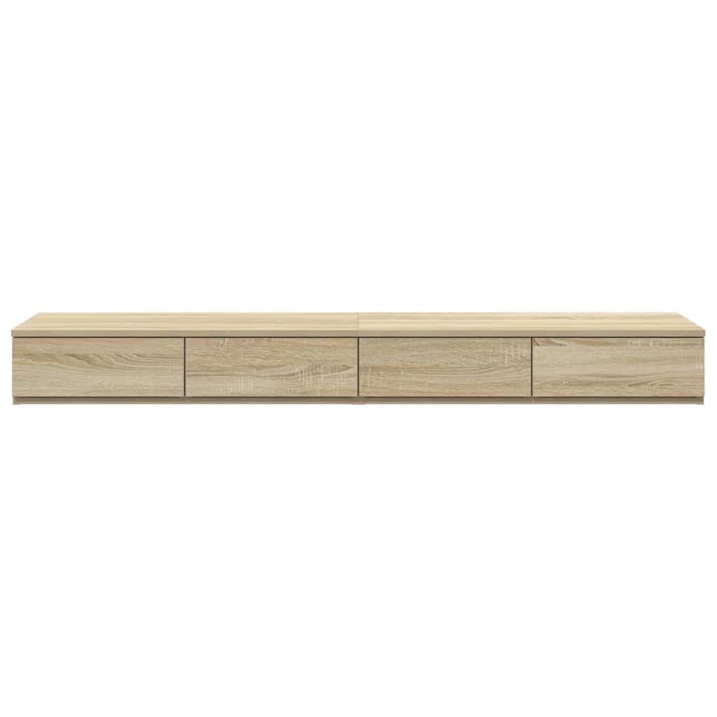 Tiroirs de lit avec tiroir Chêne Sonoma 140 x 36,5 x 16,5 cm - XIOS