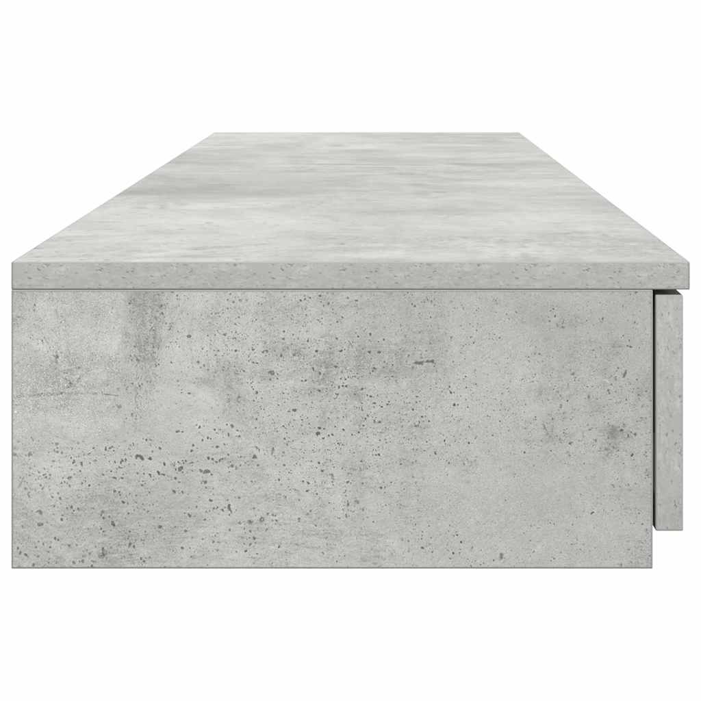 Tiroirs de lit avec tiroir Gris béton 140 x 36,5 x 16,5 cm - XIOS