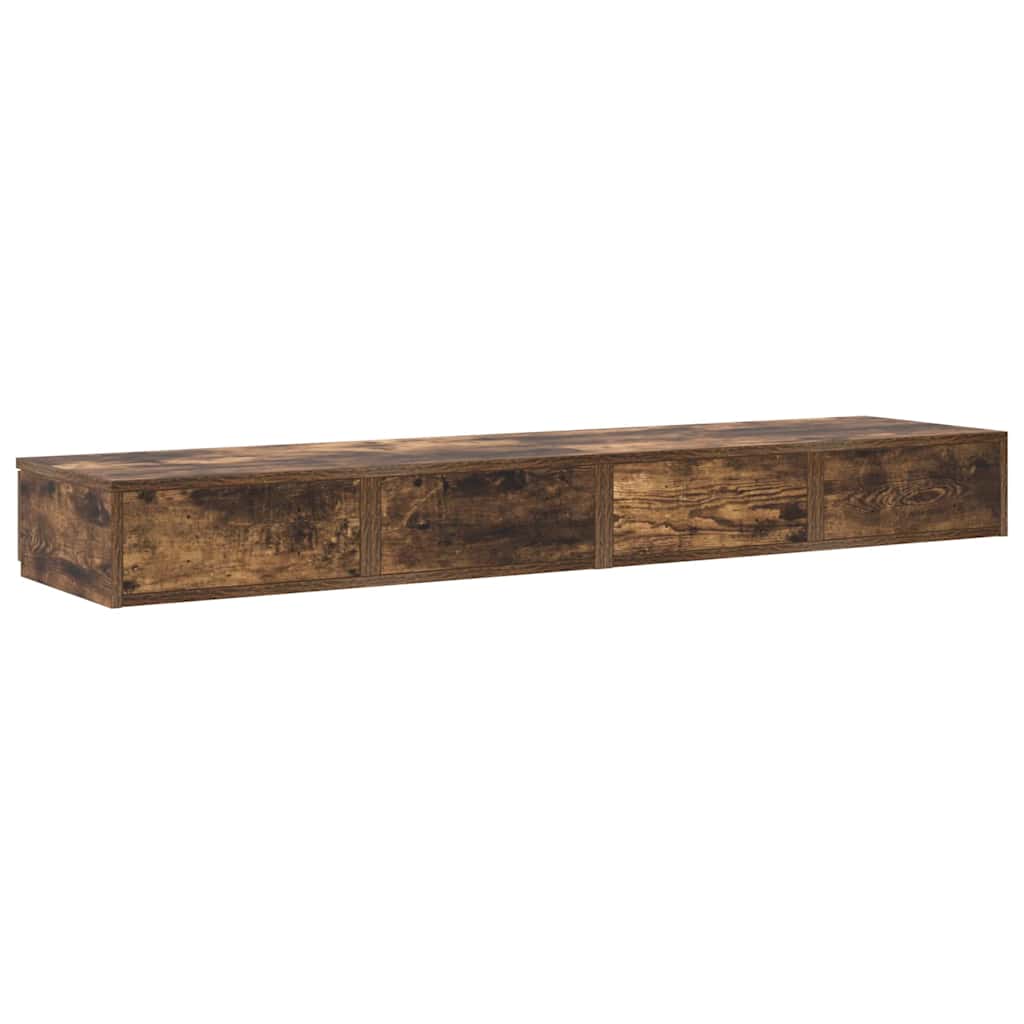 Tiroirs de lit avec tiroir Chêne fumé 140 x 36,5 x 16,5 cm - XIOS
