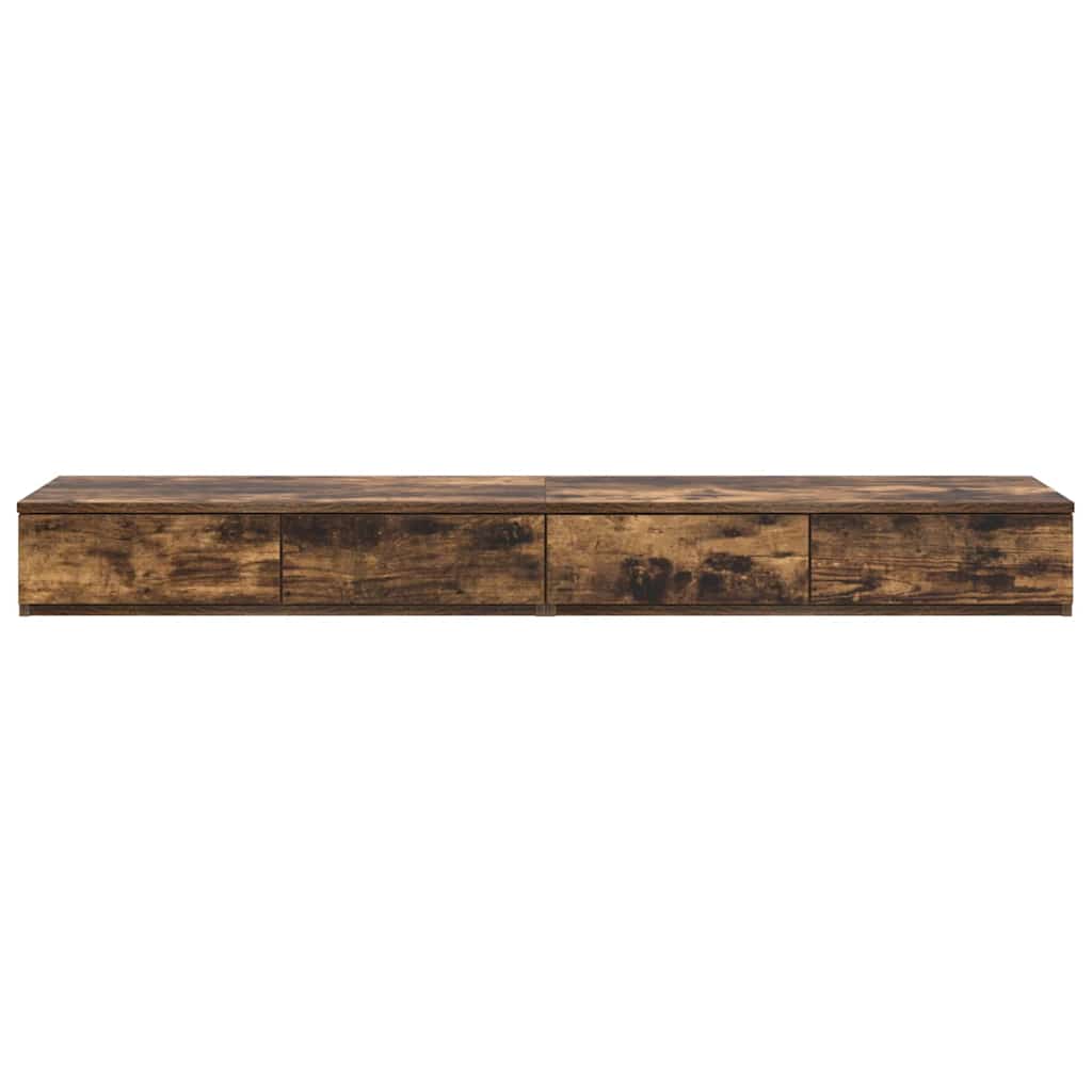 Tiroirs de lit avec tiroir Chêne fumé 140 x 36,5 x 16,5 cm - XIOS