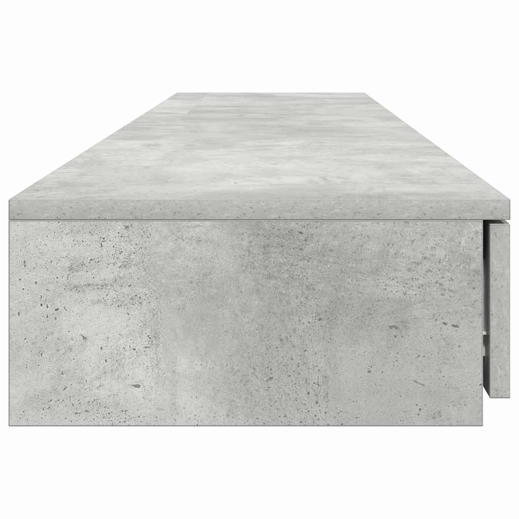Tiroirs de lit avec tiroir Gris béton 180 x 36,5 x 16,5 cm - XIOS